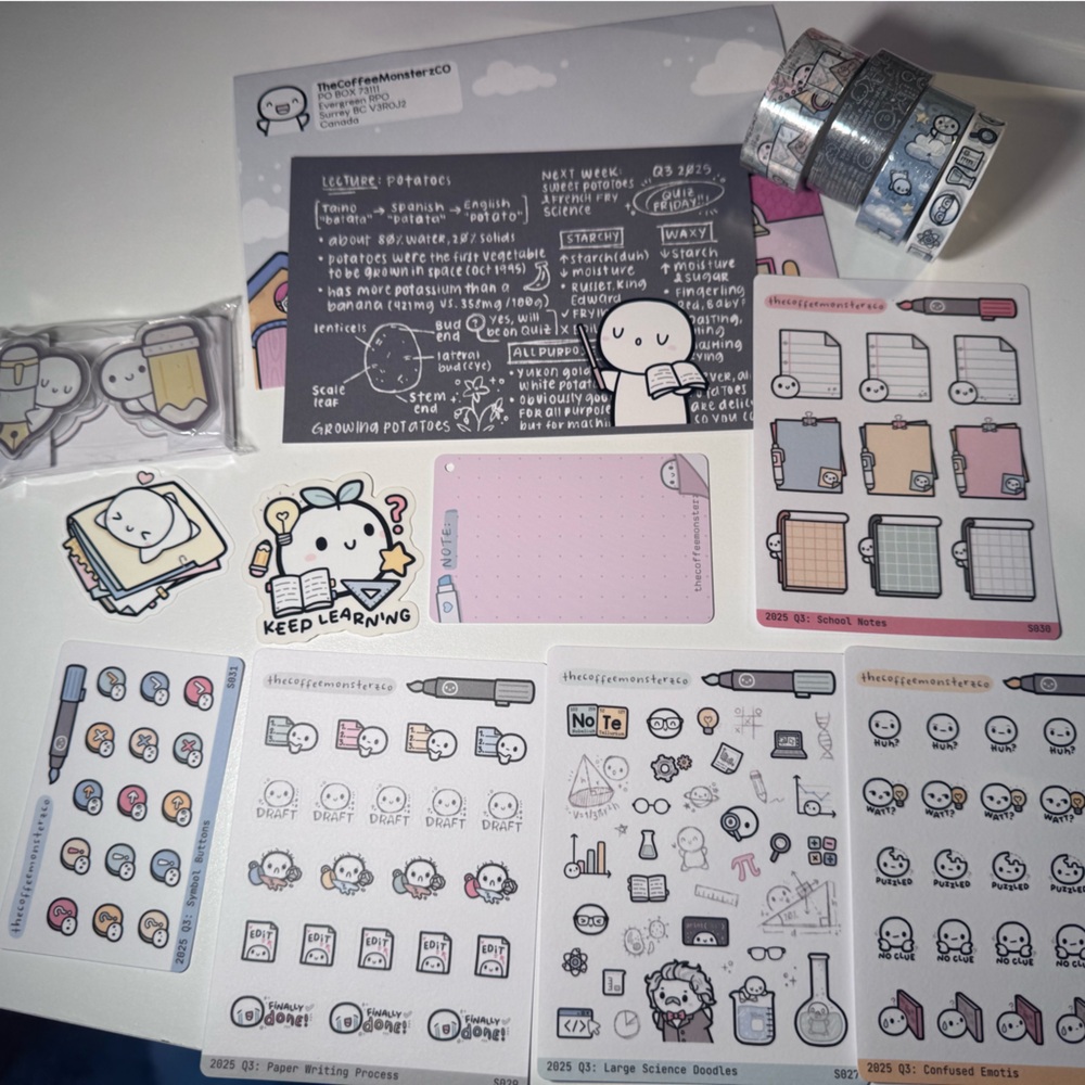 The Coffee Monsterz Co TCMC 2025 Q3 Pen Pals Subscritpion
